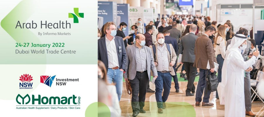 Homart returns to Arab Health 2022 Expo supported by Investment NSW Government