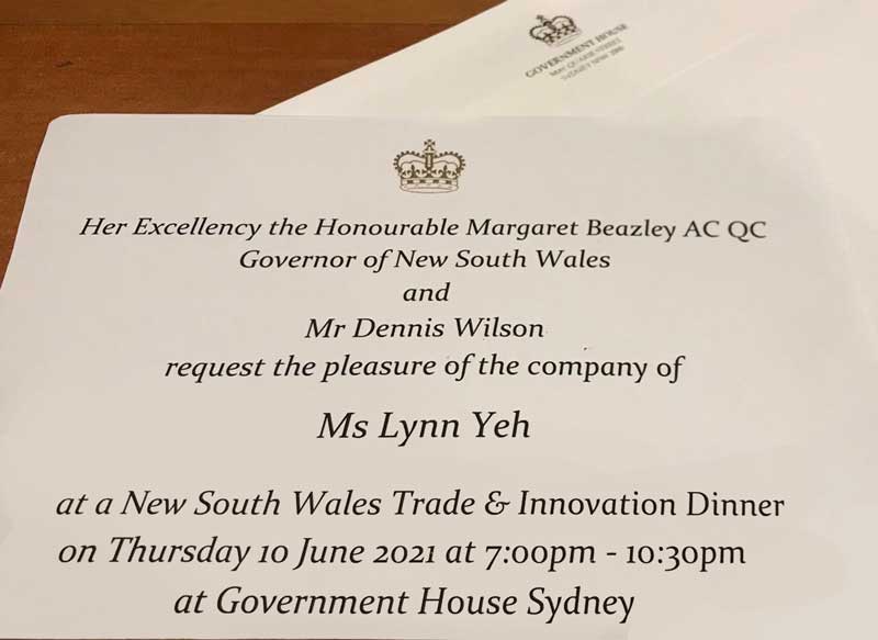 Homart Honoured to be Invited to The New South Wales Trade & Innovation Dinner